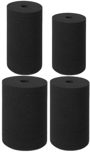 Generic 4pcs Rotating Cylinder Sponge Insert Set for Cup Turner, Black Sponge Inserts for Tumbler Cup Turner Accessories, Multiple Sizes for Epoxy Craft Tumblers