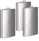 Relaxdays Flasque XXL, Lot de 3, en INOX, 1,8 Litre, Cadeau, fête, Mariage, fiole, XXL, Alcool Fort, argenté