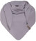 KNIT FACTORY - Liv Dreieckstuch - Tuch Schal für Damen - Weiches Musselintuch - Für Frühling und Sommer - 100% Bio-Baumwolle - Grau