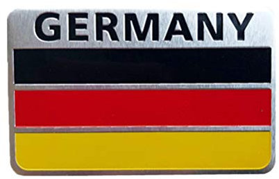 VOSAREA Deutschland Flagge Autoaufkleber 3D Metall Autoaufkleber Deutschland Emblem Auto Kleber Flagge Auto Dekoration