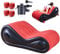 BDSMAGE Sex Bett Aufblasbare Kissen Stuhl Sofa, Mehrzweck Aufblasbares Sex Lendenkissen, Bondage Sexmöbel Mit Handschellen Fußfesseln, Erotik Sm Sex-Spielzeug Für Paare (D)