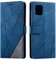 SONWO Hülle für Samsung Galaxy Note 10 Lite, Premium Leder PU Handyhülle Flip Case Wallet Silikon Bumper Schutzhülle Klapphülle für Galaxy Note 10 Lite, Blau
