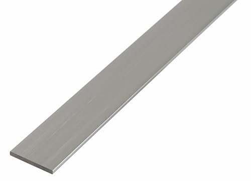 Alberts 497439 Flachstange | Aluminium, natur | 1000 x 15 x 2 mm | 9er Set
