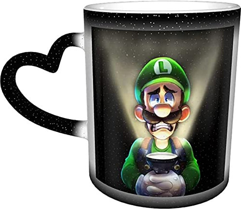 Gioco Super Mario Tazza da Caffè in Ceramica Tazze Cambiare Colore Tazze Novità Festival Regalo di Compleanno per Ragazzo Ragazza Amante