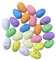 Wachteleier Ostereier Styroporeier Vogeleier Plastikeier: 100 Stücke Kleine Dekoeier Osterdeko Styropor Eier zum Basteln Kinder Ostern Bastelset DIY Handwerk Hochzeit Garten Deko Frühlingsdeko 3CM