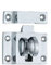 Ironmongery Solutions® Fanlight Catch Square in Polished Chrome Finish