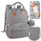Royal Rascals Nappy Changing Backpack- Baby Changing Bag Backpack, Nappy Bag, Baby Changing Bag, Changing Mat, Bottle & Pacifier Storage, Wipes Dispenser - Essential Mum & Dad Travel Organiser