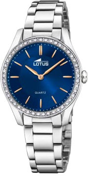 LOTUS Montre pour Femme 18796/3 Bliss Boîtier en Acier Inoxydable Gris Bracelet en Acier Inoxydable Gris