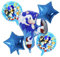 Sonic The Hedgehog - Globos de aluminio para decoración de fiesta de cumpleaños (5 unidades)