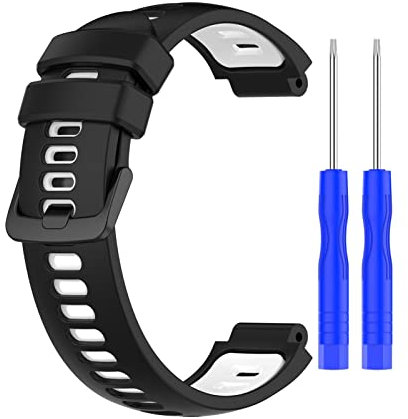DFAMIN Silikon-Armband für Garmin Forerunner 220 230 235 630 620 735XT Approach S20 S5 S6 Fashion Strap 8 Farben Uhrenarmbänder Armband (Farbe: 3)