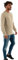 Calvin Klein Badge Waffle Ls Tee J30J323485, Top in Maglia a Maniche Lunghe, Uomo, Beige (Plaza Taupe), XS