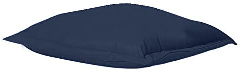 Pouf Kissen, 70 x 70 cm, Dunkelblau
