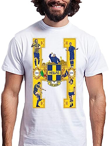 T-Shirt Uomo Bambino Hellas Verona Calcio Calcetto Allenamento Sport Maglietta Squadra Partita Gara Pallone Competizione Neonato Passione Tifosi