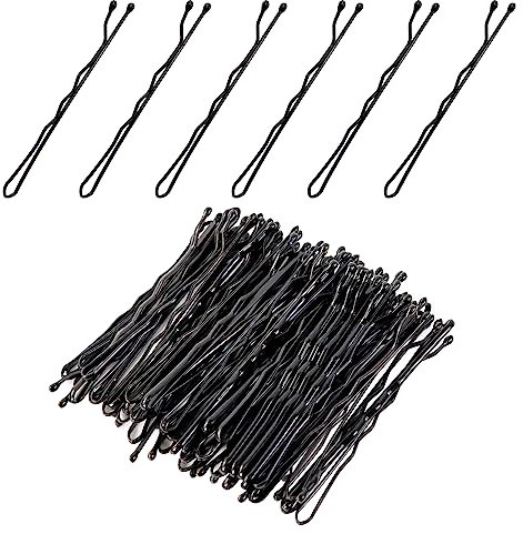Sularpek Épingles à Cheveux, 50PCS Epingle Cheveux Femme, 5cm Pince Plate Cheveux, Métal Pince Chignon, Bobby Pins pour Femmes Filles, Adapté à Toutes Types Cheveux