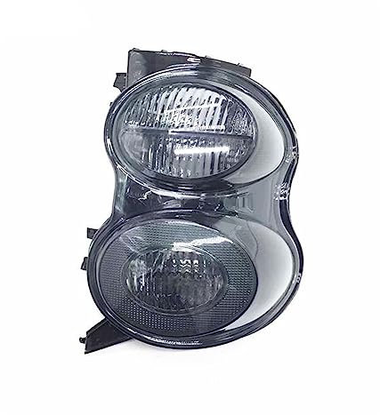 MOIKEN Auto Rücklicht Gehäuse Kompatibel for Benz 451 SMART Hinten Schwanz Lampe Abdeckung Rücklicht Gehäuse Lampe Abdeckung Oberfläche (Color : B Right Side)