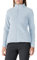 Outdoor Ventures Damen Fleecejacke mit Durchgehendem Reißverschluss Stehkragen Frauen Leichte Fleece Sweatjacke Warme Damenjacke für Laufen, Wandern und Freizeit Hellblau M