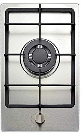 MytaYt20 Inch Gas Hob for Commercial Use Stainless Steel LPG Natural Gas Stove 1 Burner Built-in Thermocouple Protection Natural Gas
