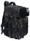OULYENS Militärischer taktischer Rucksack für Herren, 45 l, Assault Pack, Armee-Assault Pack, großer Wanderrucksack mit MOLLE-System, Grün, Schwarz, 45L, Tagesrucksäcke