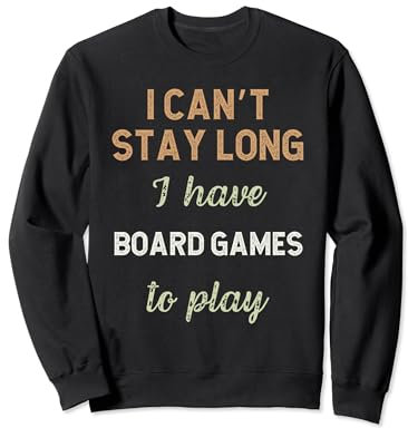 Gioco divertente Giochi da tavolo Hobby Lavoro per uomini e donne Felpa