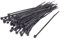 100 fascette stringitubo 2,5 x 100 mm, colore nero, serra flex Werckmann, nylon, fascette per cavi per uso domestico e professionale