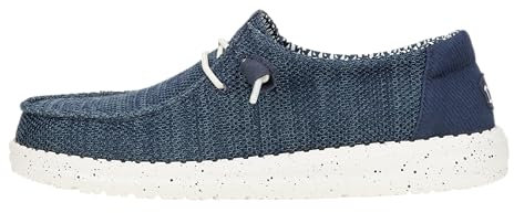 HEYDUDE - Wendy Stretch Sox, Women Slip-On shoes, Navy, W5