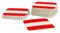 Untersetzer für Gläser I Österreich Bierdeckel (50 Stück) aus Pappe eckig (9,3cm x 9,3cm) I EM Tischdeko mit österreichischer Flagge