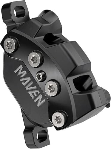SRAM Maven Silver - Pinza freno a disco, anteriore/posteriore, montaggio a 4 pistoni, nero, A1