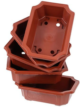 SEWOART Niedliches Blumentopf-Set 5 Stück Kleiner Blumentopf Pflanzschale Für Pflanz-Organizer