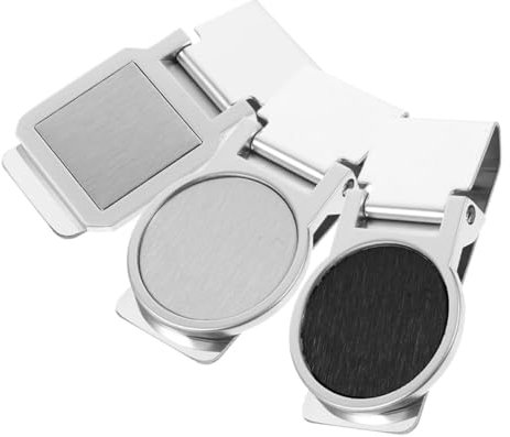 CATIEBYE 3stücke Edelstahl Geldklammer Praktische Geldscheinklammer Für Bargeld Notizen Robuste Tragbare Clips Für Herren Damen Stilvolles Kompaktes Design Für Jede Gelegenheit