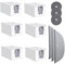 12 Pièces Kit d'accessoires pour Roborock S8 MaxV Ultra, 6 Sac d'Aspirateur 6 Chiffon Lavable, Ensemble d'accessoires pour Aspirateur Robot