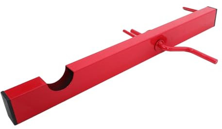 Angoily Enrollador Manual De Correa para Camión Herramienta De Acero Resistente para Cintas De Amarre Diseño Ergonómico para Enrollado Rápido y Organizado Color Rojo Brillante Apto para Mú