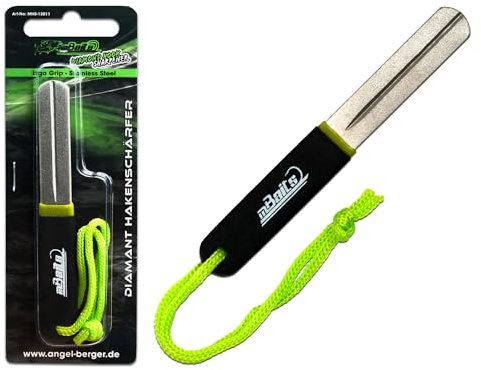 Angel-Berger Magic Baits Diamond Hook Sharpener Doppelseitiger Diamant Hakenschärfer Hakenfeile Karpfenhaken Schärfer