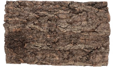 Toddmomy Dekobrett aus Rinde Auslaufsicherer Ventilmund Hase Formschnitt Perlen Kaninchen Terrarium Hintergrund Reptilien Hintergrund Mauereidechse Wandverkleidung aus Kork hölzern Coffee