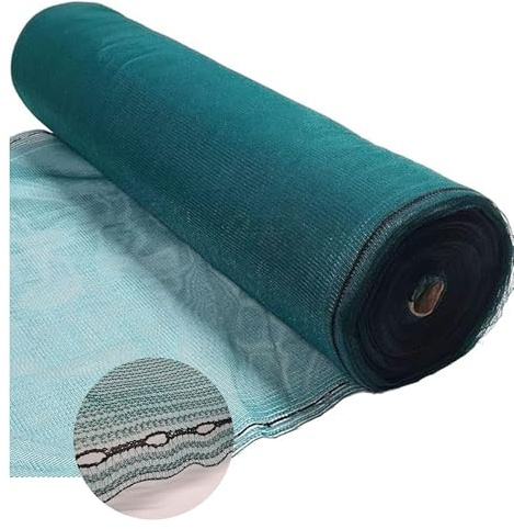 Windbreak Netting, Green Net For Garden - 50% Wind Reduction - 40% Shade With Eyelets - Garden Privacy Netting For Plant Protection, Heavy Duty Windbreak - Ideal For Greenhouses - 2m Wide x 30m Long