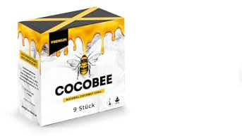 Black Coconut Carbón DISPAU COCOBEE Premium de 27 X 27 MM Carbón Natural de Coco Premium Cachimba y BBQ - Briquetas de Carbón de Coco Shisha y Barbacoas. (9 Unidad)