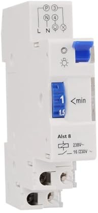 ALST8 7 Minutes Staircase Lighting Timer Switch 220VAC DIN rail mounted RUAJOGYNVM