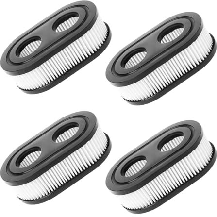 4 Stück Luftfilter RasenmäHer Filterpatrone,Luftfilter Briggs Stratton Mower,Briggs Stratton Ersatzteile für RasenmäHer Ersetzen,Wolf rasenmäHer Ersatzteile Kompatibel,Benzinfilter Air,Mann Filter (4)