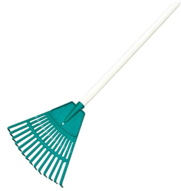 Rechen für Blätter, Gartenrechen aus Holz, Rechen für Gartenarbeit, für Innenhöfe, Rasen, Sträucher und Gärten
