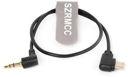 SZRMCC Ronin-SC RSS Kabel Type-C auf 3,5 mm Auslösekabel für DJI RSC2 RS2 Stabilisator an Fujifilm X-T5 X-T30 II XS10/20 X-H2 X-H2S X-Pro3 X-E4 GFX100 II Kamera