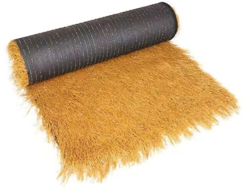 Toiture de chaume artificielle, chemin de table en paille synthétique durable, chaume synthétique pour décoration rustique