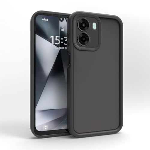 PanXCase Funda Silicona para OPPO A6x 5G 4G / A6 5G 4G / A6k | Carcasa Suave Ligera, Protección Cámara, Capa Antigolpes y Antiarañazos, Diseño de Dorso Cóncavo Ergonómico, Black