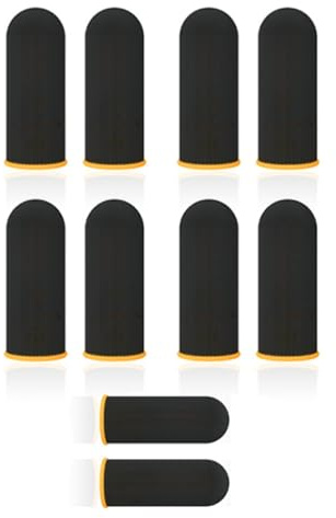 5 Paar Fingerhüllen für mobile Spiele, Daumen Fingerspitzen Abdeckungen, Fingerhandschuhe, schweißfeste Daumenhülle, atmungsaktiv, Präzisionswerkzeuge
