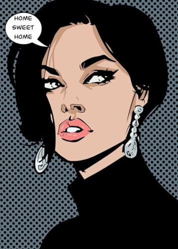 SGFGAD FHYWQ Roy Lichtenstein Poster Moderne Wandkunst Bild《Cool Girl》von Roy Lichtenstein Drucke Figurfarbe Leinwand Gemälde für Wohnkultur 50x70 cm Ungerahmt