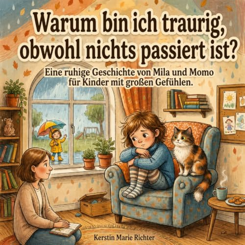 Warum bin ich traurig, obwohl nichts passiert ist?: Eine ruhige Geschichte von Mila und Momo für Kinder mit großen Gefühlen.