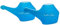 HealthAndYoga™ QwikFlo Economy, Light-Weight Neti Pot - Handy, Compact and Travel Friendly (1 Piece (Blue))