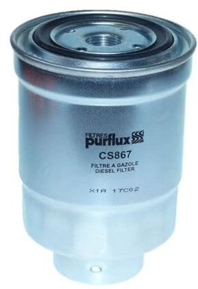 PURFLUX CS867 Kraftstofffilter Filter Cartridge Kompatibel mit MITSUBISHI PAJERO IV V8W, V9W 0K60C23570 1041296 12185755710