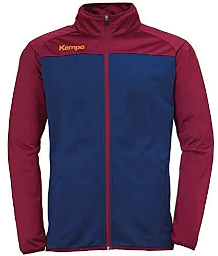 Kempa Herren Prime Poly Jacke, deep blau/deep rot, 3X_l