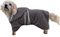 HOMELEVEL Hundebademantel Hundehandtuch - Handtuch für große und kleine Hunde - 100% Baumwolle - Bademantel weich bequem für Hund - mit Kapuze und Gürtel