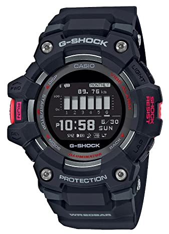 Casio Smartwatch Reloj Inteligente Digital Quartz Hombre 49.00mm con dial Digital Black y Correa de Plastic/Resin Strap Black GBD-100-1ER