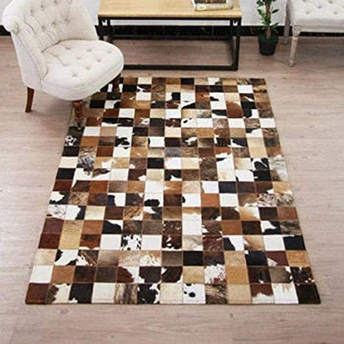 Vip Leather Teppich aus Rindsleder, Patchwork, exklusives Design, Cod Mart CMB140 (180 x 240 cm)
